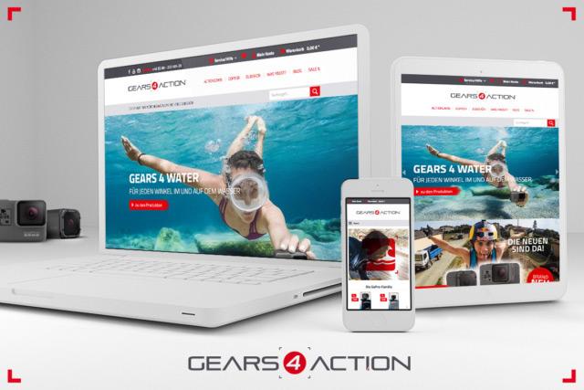 JS Kommunikationsdesign Hamburg - Gears4Action Onlineshop - Webdesign